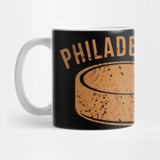 Retro Philadelphia Puck Hockey Mug